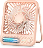 Koonie Desk Fan, Ultra Quiet 2.5-11h Battery Operated Small USB Fan by Koonie