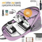 35L Lightweight Packable Backpack Waterproof Durable Hiking Travel Backpack - Image 7