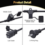 25FT Outdoor Extension Extension Cord - Image 6