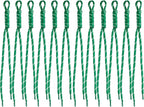 Paracord Keychain Paracord Bag Charm 12pcs Braided Nylon Rope Keychain Cord by Cmidy