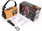 Raynic Weather Radio, 5000mAh/18500mWh NOAA Weather Radio, Solar Hand Crank - Image 7