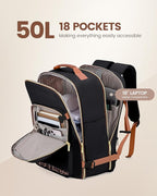 LOVEVOOK Travel Backpack for Women & Men 50L, Airline Approved Carry On - Image 3