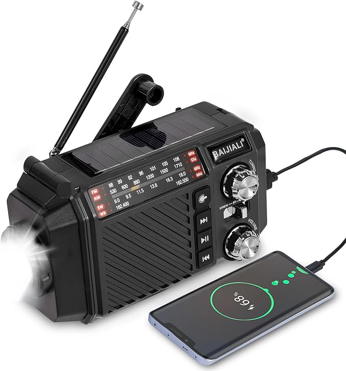 Hand Crank Emergency Weather Radio by Unknown