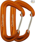 12kN 3.2"x2" Heavy-Duty Carabiner Clips by Outmate