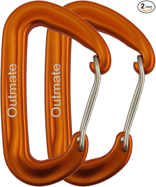 12kN 3.2"x2" Heavy-Duty Carabiner Clips by Outmate