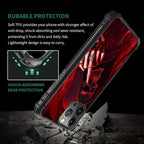 for iPhone 15 Pro Case, Gestures Funny Skull Pattern Graphic Design Girl Boy - Image 7