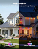 APPECK Outdoor String Lights 150ft, RGBW Color Changing Patio Lights - Image 8