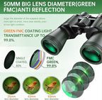 20x50 High Powered Binoculars for Adults, Waterproof Binoculars - Image 5