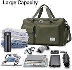 Suruid Travel Duffel Bag with Shoes Compartment Sports Gym Bag with Dry Wet - Image 4