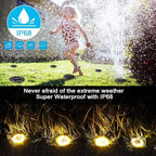 Solar Powered Ground lights 12 Pack, Waterproof LED Solar Lights Outdoor Solar - Image 3