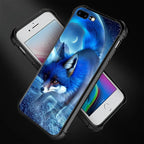 for iPhone 7 Plus/8 Plus Case, Snowy Mountain Fox Lake Pattern Graphic Design - Image 4