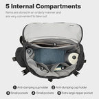 mixi Travel Backpack for Women Men, 18 Inch Carry On Laptop Backpack Flight - Image 8