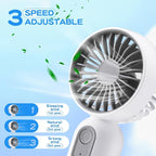 Rossesay 6 Pcs Mini Portable Fan Bulk Cute Handheld Lightweight Small Little - Image 3