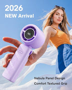 WHATOOK Portable Personal Handheld Fan: High Speed Cooling Fan, 12 Hours - Image 2