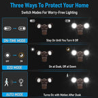 LEONLITE COB LED Security Light, Motion Sensor Outdoor Lights, Dusk to Dawn - Image 2
