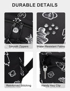 VASCHY Backpack for School, Lightweight Water Resistant Bookbag Casual Daypack - Image 4