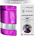 4.7"x7.8" 120pcs Mylar Bags for Food Storage, Smell Proof Bag - Image 4