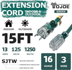 YOJOE Indoor Outdoor Extension Cord - Image 2