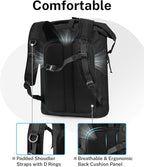 Gonex Ultralight Waterproof TPU Backpack, 35L Roll Top Dry Bag - Image 4