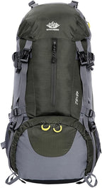 WoneNice 50L Waterproof Hiking Backpack by WoneNice