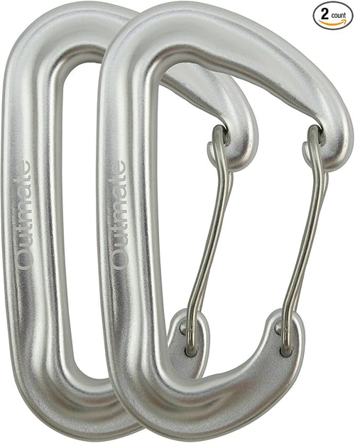 12kN 3.2"x2" Heavy-Duty Carabiner Clips by Outmate