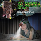 Nitigo Dinosaur Headlamp for Kids Flashlight 2 Pack, Rechargeable Led - Image 7