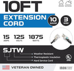 Iron Forge Cable 10 ft Lighted Outdoor Extension Cord - Image 2