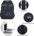 KROSER Friendly Travel Laptop Backpack 18.4 inch XXXL Gaming Backpack - Image 5