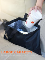 Ginsco New Leak-Proof Travel Car Trash Bag, 3.5 Gallons Large Capacity Hanging - Image 3