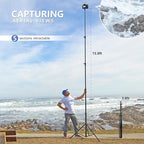 【16' Heavy Duty】 RAUBAY Extreme Tall Video Camera Sports Tripod Stand - Image 2
