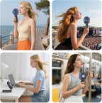 HandFan Upgraded 10, 000 mAh Quiet Handheld Fan - Image 4