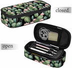 Vintage Cactus Pencil Holder Bag Cute Pink Flower Spikes Summer Pencil Case - Image 7