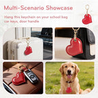 Leather Charm Keychain Holder Case Compatible - Image 4