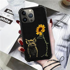 for iPhone 14 Pro Max Case, Pig Sunflower Yellow Sunshine Pattern Graphic - Image 7