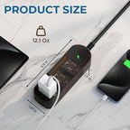 Outdoor Power Strip Weatherproof, Transparent IPX6 Waterproof Surge Protector - Image 7
