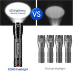 RECHOO S2000 LED Flashlight High Lumens, Super Bright, Mid-Size Tactical - Image 2