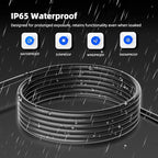 10 FT Outdoor Extension Cord Waterproof, 3-Prong Power Cord, 16 AWG SJTW - Image 4