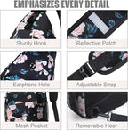 Pritent Crossbody Bags for Women Men Trendy Sling Bag Backpack Casual Chest Bag - Image 5