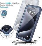 Lanhiem for 15 Pro Case, IP68 Waterproof Dustproof Shockproof Case - Image 5