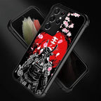for Samsung Galaxy S21 Ultra Case, Sakura Japanese Samurai Pattern Graphic - Image 3