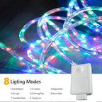 100ft LED Rope Lights Outdoor, 720 LED Connectable and Flexible Tube Lights - Image 3