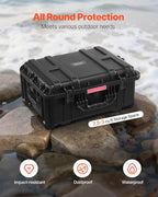 VEVOR Weatherproof Hard Case, Heavy Duty Protective Dry Box - Image 2