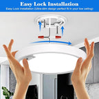 4PACK Flush Mount Ceiling Light Fixture Wired, Motion Sensor Ceiling Light - Image 7