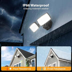 Onforu 3200LM Flood Lights Outdoor, 32W 6500K LED Security Light Switch - Image 6