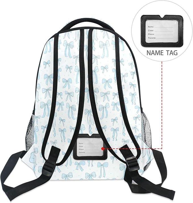 Wamika Coastal Anchor Kids Backpack Nautical Theme Starfish Shell School - Image 6