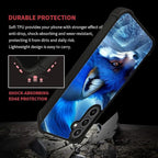 for Samsung Galaxy S23 FE Case, Snowy Mountain Fox Lake Pattern Graphic Design - Image 4