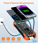Sudrov Solar Charger Power Bank, 42800mAh Wireless Portable Charger - Image 3