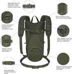 Unigear Tactical Hydration Packs Backpack 1050D - Image 3