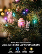 LitHome 99FT 300 LED Easter Lights String Outdoor Waterproof, 8 Modes Pastel - Image 6