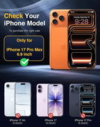 Lanhiem Magnetic for iPhone 17 Pro Max Case Waterproof, Built in Screen - Image 3